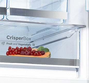 Platz für Obst und Gemüse in der CrisperBox.