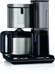 Bosch TKA 8 A 683 Styline schwarz Filterkaffeemaschine Edelstahl-Thermokanne