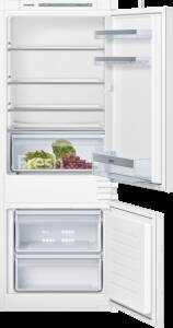 Siemens KI 67 VVS F0 iQ300 LowFrost 144.6 x 54.1 cm Schlepptür weiß Einbau-Kühl-GefrierKombination