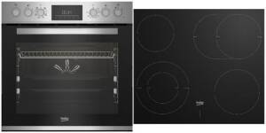 Beko BBUM 12328 X Herdset Glaskeramikfeld 60 cm