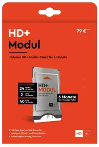 HD Plus CI+ Modul inkl. HD+ Karte 6 Monate .NEU & OVP