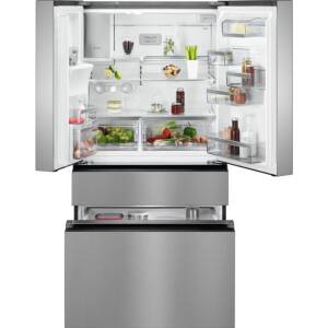 AEG Santo RME954F9VX NoFrost 178,2 x 91,3 cm edelstahl French-Door Wasserspender Festwasseranschluss
