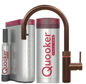 QUOOKER Quooker Flex PRO3&CUBE Kupfer Rosè 3XRCOCUBE - inkl. 7 JAHRE GARANTIE