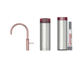 QUOOKER Fusion Round PRO3 & CUBE Kupfer Rosè 3FRRCOCUBE - inkl. 7 JAHRE GARANTIE