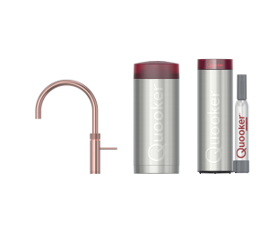 QUOOKER Fusion Round COMBI & CUBE Kupfer Rosè 22FRRCOCUBE - inkl. 7 JAHRE GARANTIE