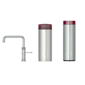 QUOOKER Classic Fusion Square PRO3 & CUBE Voll-Edelstahl 3CFSRVSCUBE - inkl. 7 JAHRE GARANTIE