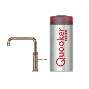 QUOOKER Classic Fusion Square COMBI Messing Patina 22CFSPTN - inkl. 7 JAHRE GARANTIE