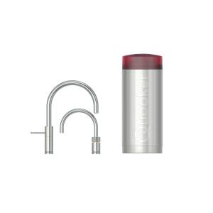 QUOOKER Nordic Round Twintaps COMBI+ Voll-Edelstahl 22+NRRVSTT - inkl. 7 JAHRE GARANTIE