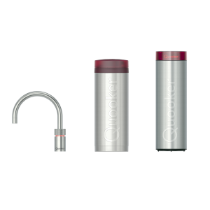 QUOOKER Nordic Round single tap PRO3 & CUBE Voll-Edelstahl 3NRRVSCUBE - inkl. 7 JAHRE GARANTIE