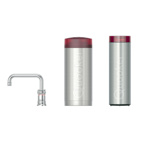 QUOOKER Classic Nordic Square single tap COMBI+ & CUBE verchromt glänzend 22+CNSCHRCUBE - inkl. 7 JAHRE GARANTIE