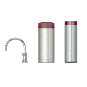 QUOOKER Classic Nordic Round single tap COMBI&CUBE Voll-Edelstahl 22CNRRVSCUBE - inkl. 7 JAHRE GARANTIE