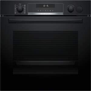 Bosch HRG 578 CB7 Einbau-Backofen mit Dampfunterstützung schwarz