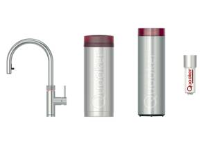 QUOOKER Flex Set mit PRO3 & CUBE Voll-Edelstahl inkl. CUBE Filter Starter Paket - inkl. 7 JAHRE GARANTIE