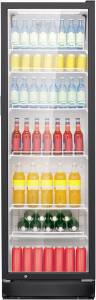 Bomann KSG 7351 schwarz Glastürkühlschrank 195 x 60 cm