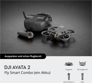 DJI Avata 2 Fly Smart Combo (1 Akku)