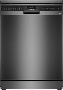 Siemens SN 25 EC 13 CE 60 cm Geb&uuml;rsteter schwarzer Stahl mit Anti-Fingerprint