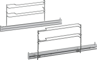 Siemens HZ 638178 Teleskop-Vollauszug 1fach, 45cm, pyrolysefähig