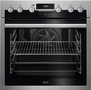 AEG - HX 5326 MM 40 Exclusiv A+ Herd Set Pyrolyse Versenkknebel Induktion 60 cm Edelstahl