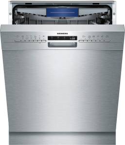 Siemens - SN 436 S 01 KE A++ 60 cm Besteckschublade Unterbaugert Edelstahl Inkl. Sockelblech