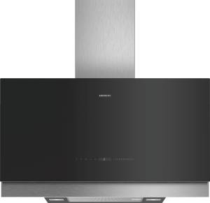 Siemens - LC 97 FQW 60 EEK: A 90 cm Wand-Esse Home Connect emotionLight Pro Glasschirm schwarz