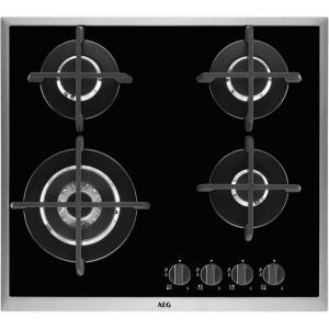 AEG - HG 694550 XB Gaskochfeld Edelstahlrahmen 60 cm