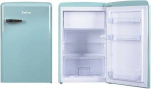 Amica KS 15612 T 86 x 55 blau Kühlschrank mit Gefrierfach