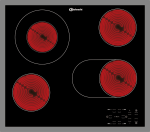 Bauknecht - CTAR 9642 IN Glaskeramik Kochfeld 60 cm Edelstahl