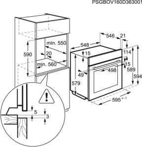 AEG - BSK 78222 YM  A+ Autark Backofen SteamBoost Kerntemperatursensor Edelstahl