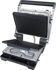 Steba - FG 100 Kontaktgrill 2000 W Display edelstahl/schwarz