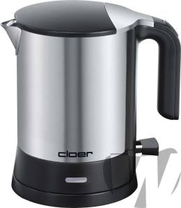 Cloer - 4890 sw Wasserkocher 1,2 l Edelstahl