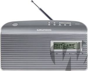 Grundig - Music GS 7000 DAB+ grau/silber DAB+/UKW/Alarmfunktion Kopfhreranschluss