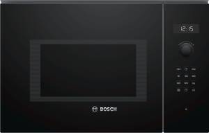 Bosch BEL 554 MB 0 Einbau-Mikrowelle 38 cm Nische Vulkan schwarz