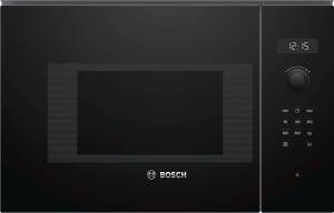 Bosch BFL 524 MB 0 Einbau-Mikrowelle 38 cm Nische Vulkan Schwarz
