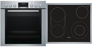 Bosch - HND 613 MS 60 Herdset EEK: A Exclusiv Glaskeramik 60 cm