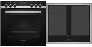 Siemens - EQ 561 VA 00 Herdset EEK: A Home Connect cookControl40 Induktion 60 cm Edelstahlrahmen