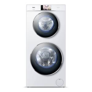 Haier - HWD 120 - B 1558 U EEK:A 12 kg 2 Trommeln  4kg + 8kg waschen und 4 kg Trocknen Duo Drive