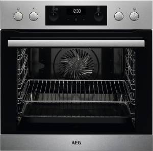 AEG - EEB 35502 0 M A+ Einbauherd SteamBake Versenkknebel Edelstahl mit Antifingerprint