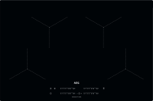 AEG - IKB 84431 IB Induktion Autark 80 cm MaxiSense Plus flchenbndiger Einbau