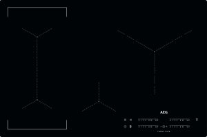 AEG - IKE 84445 IB Induktion 80 cm Bridge-Funktion flchenbndiger Einbau