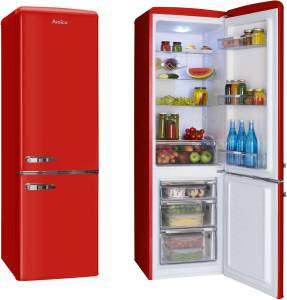 Amica KGCR 387 100 R RetroDesign 181 x 55 cm rot