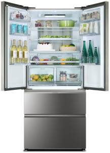 Haier HB 18 FGSAAA  NoFrost 190 x 83 cm edelstahl French Door