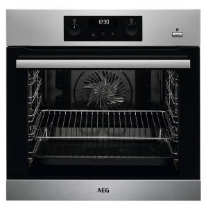 AEG - BPB 355020 M EEK: A+ Backofen autark  SteamBake Pyrolyse Versenkknebel Edelstahl