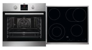 AEG - TeamB 101 P A+ Backofen-Set Pyrolyse Glaskeramik 60 cm Edelstahl