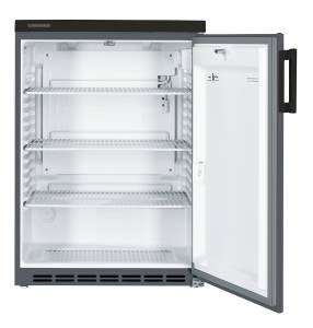Liebherr FKU 1800-21.737 weiß 85 x 60 cm Gewerbekühlschrank unterbaufähig anthrazit