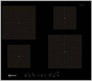 Bauknecht - CTAI 9640 IN Induktions-Kochfeld 60 cm Facettenschliff vorne TouchControl