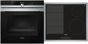 Siemens EQ 2Z 117 Backofenset Pyrolyse Induktion Flachrahmen