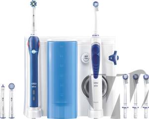 Braun - OxyJet Munddusche + PRO 2 blau