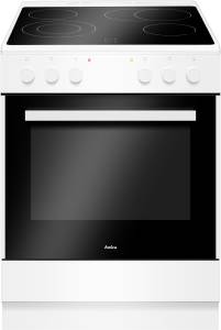 Amica SHC 914 120 W 60 cm Standherd Glaskeramikkochfeld