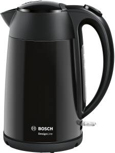 Bosch TWK3P423 Bosch Wasserkocher kabellos Edelstahl jet black