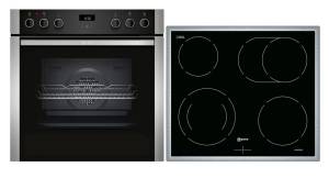 Neff HMK 360 excellent Herdset 60 cm Glaskeramik .inklusive 2-Mann-Service .bis zum Aufstellungsort